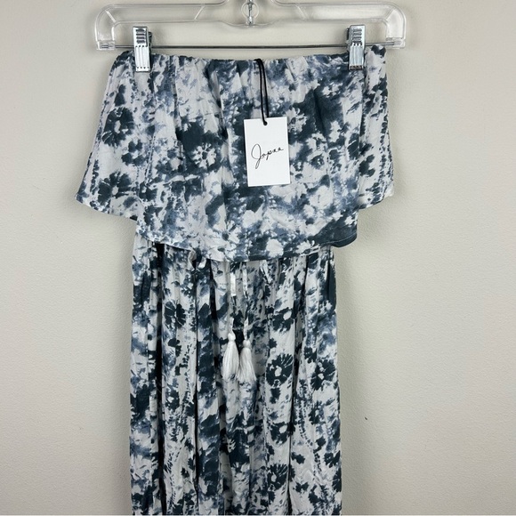 NWT Japna Tie-Dye off the shoulder tube top boho maxi dress size: S - Picture 2 of 9